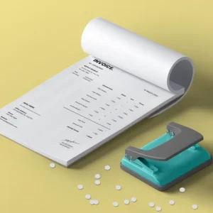 Black and White Printed Bill Books