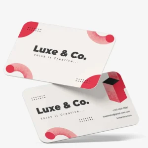 Rounded Corner Business Card