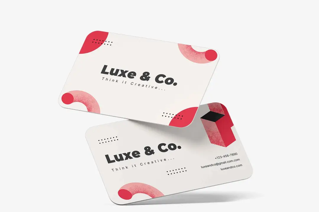 Rounded Corner Business Card